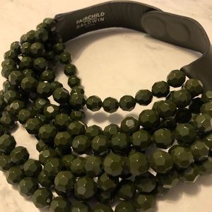 Fairchild Baldwin necklace dark olive color two length options